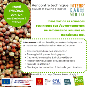  RENCONTRE TECHNIQUE MARAÎCHAGE 
